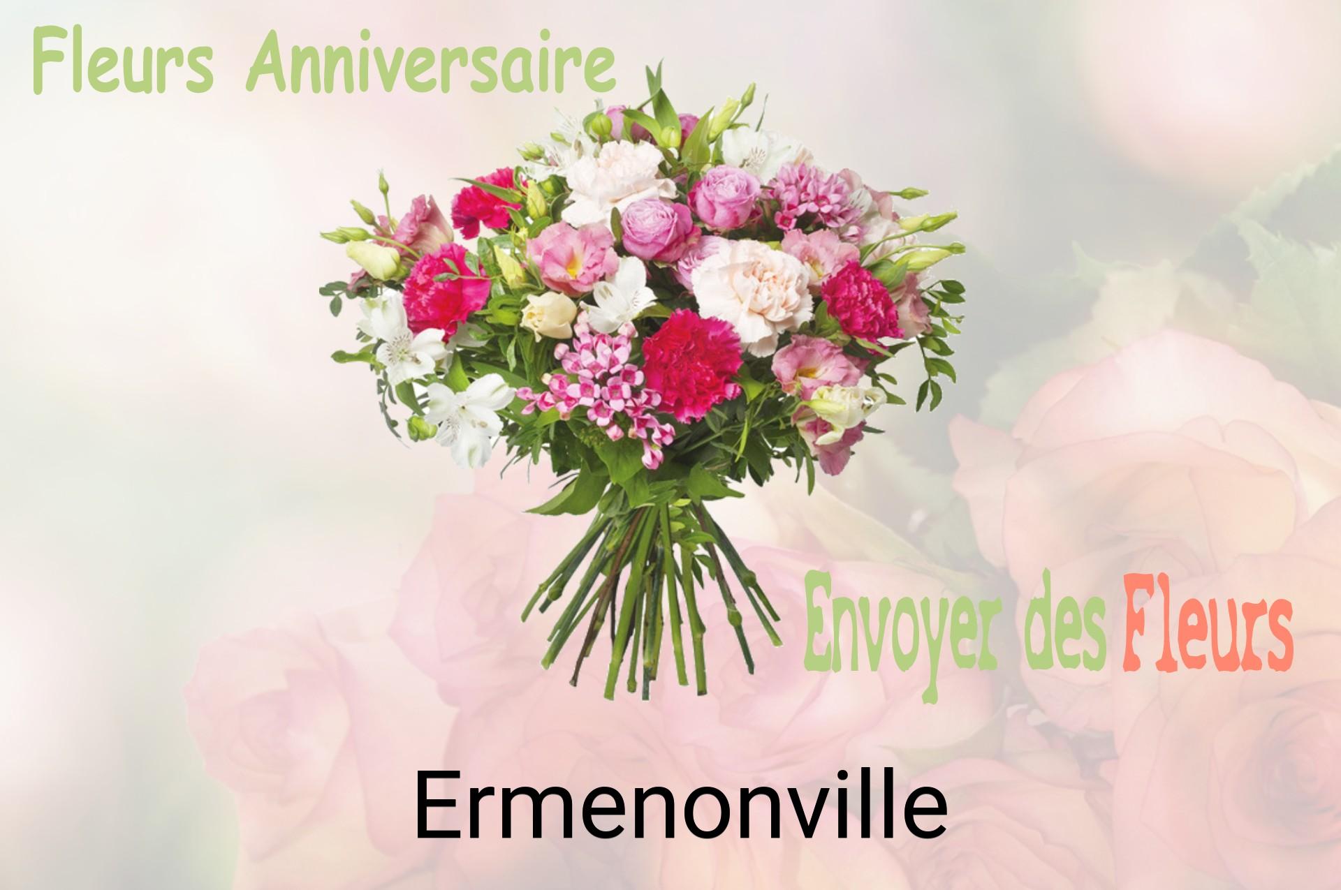 Bouquet de fleurs d’anniversaire livré à Ermenonville